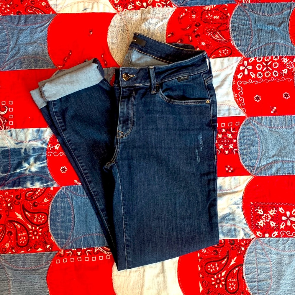 Mavi Dark Wash Boyfriend Jeans